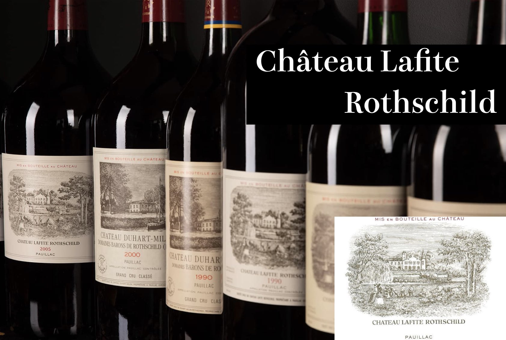 Lafite Rothschildの高級コニャック700ml、 アルコール40% Lafite