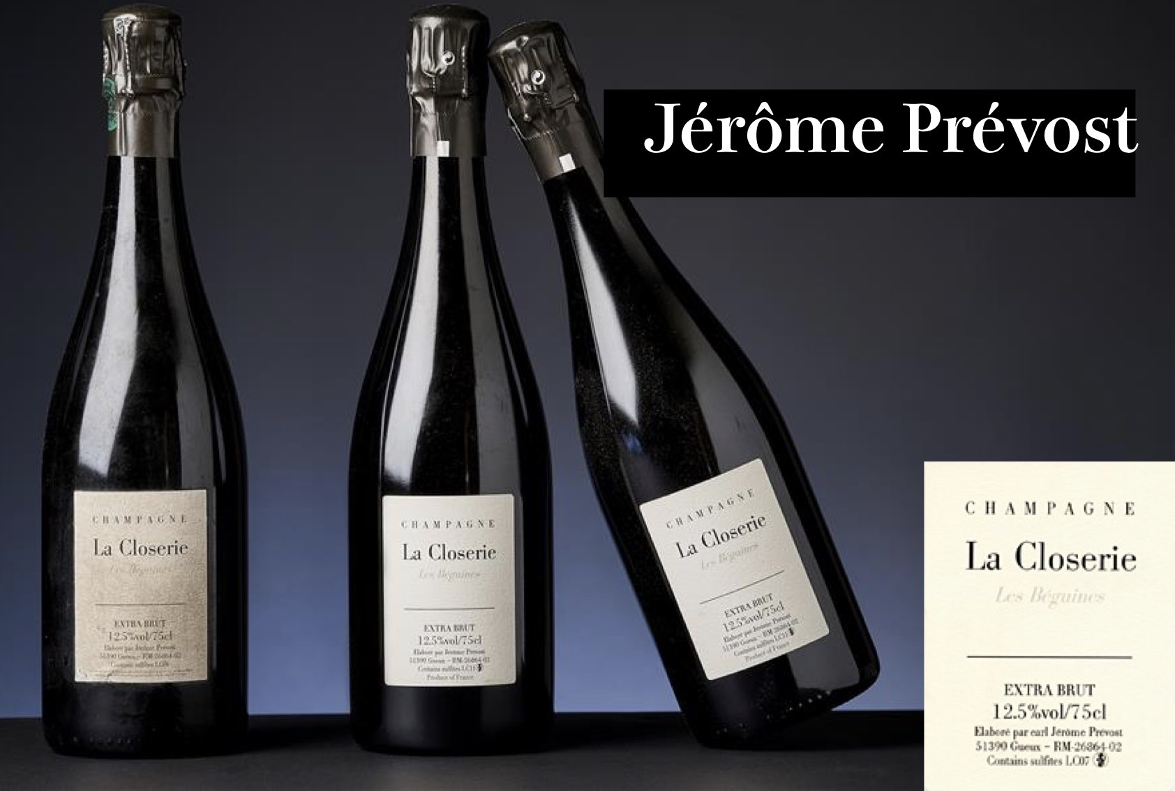 ジェローム・プレヴォー／Jérôme Prévost - Wine Library