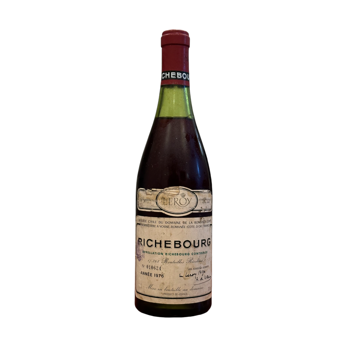 1976 リシュブール / ドメーヌ・ド・ラ・ロマネ・コンティ DRC | Wine 1976 リシュブール / ドメーヌ・ド・ラ・ロマネ・コンティ DRC | Wine