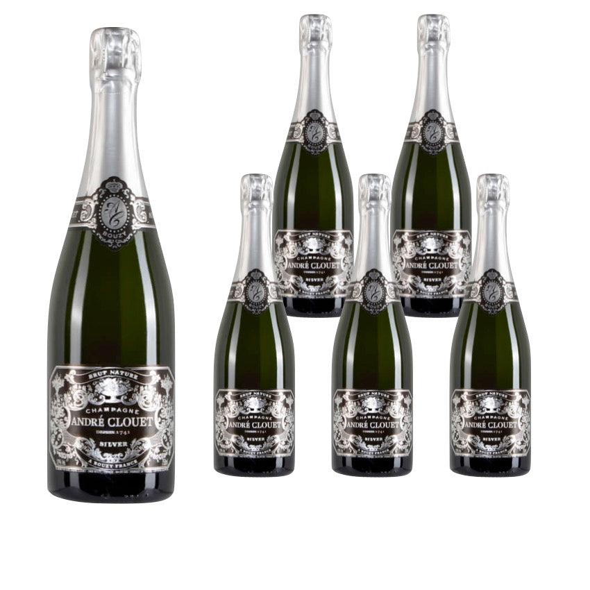 一本あたり6,050円】NV シルヴァー・ラベル / アンドレ・クルエ 6本 
