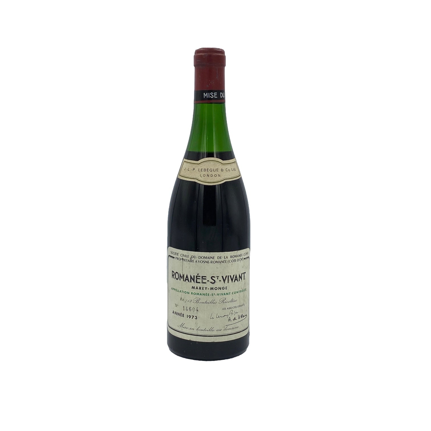 Domaine de la Romanee-Conti Romanee-Saint-Vivant 1973 / ドメーヌ