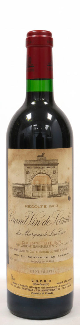 1983 シャトー・レオヴィル・ラスカーズ / サン・ジュリアン【ラベル汚れ】