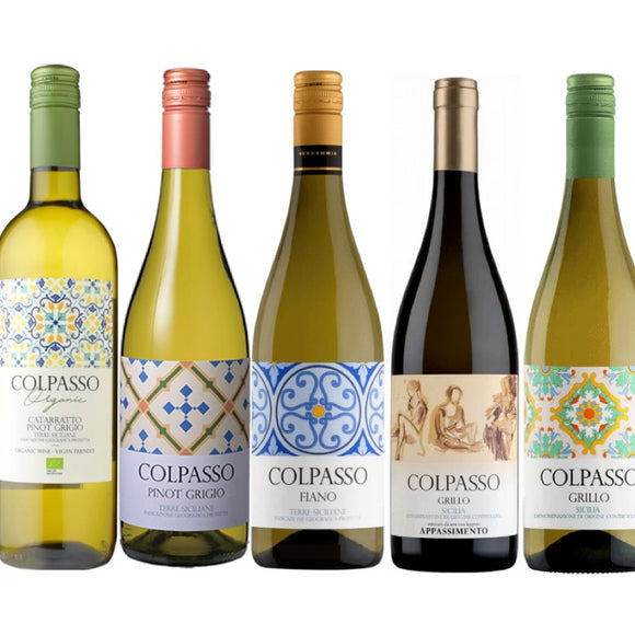 人気生産者コルパッソ　飲み比べ白ワイン5本セット