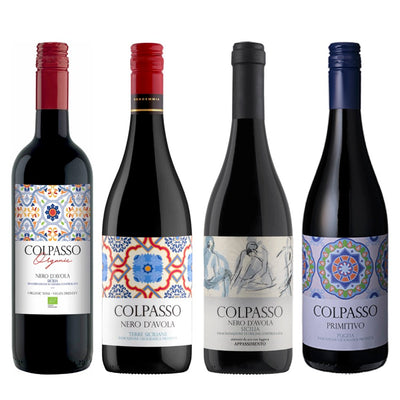 人気生産者コルパッソ　飲み比べ赤ワイン4本セット