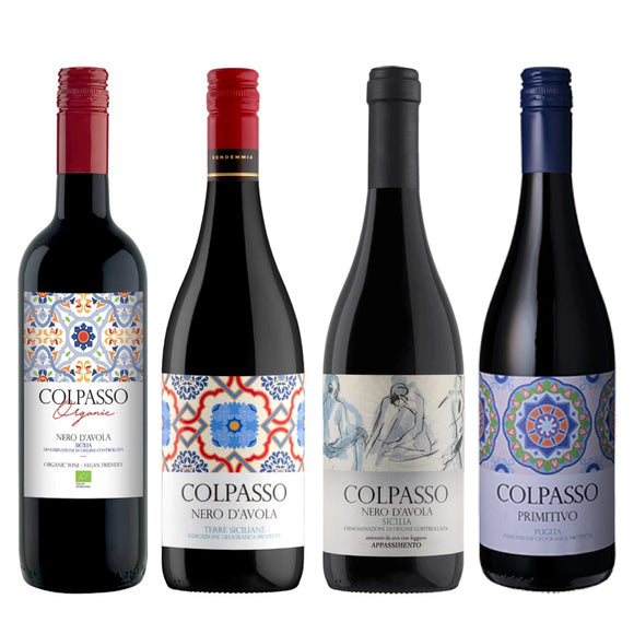 人気生産者コルパッソ　飲み比べ赤ワイン4本セット