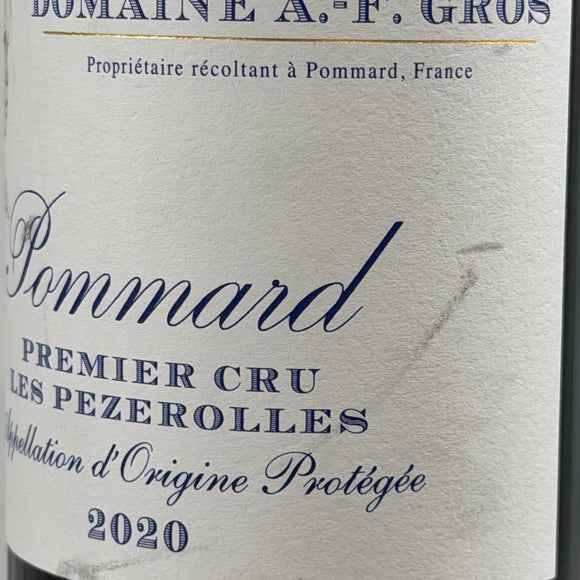 2020 ポマール 1er Cru ペズロール / アンヌ・フランソワーズ・グロ