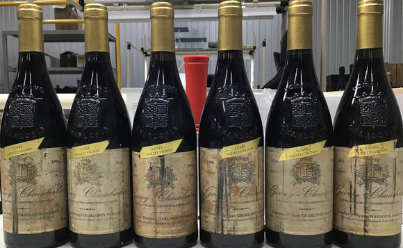 1996 ジュヴレ・シャンベルタン・キュヴェ V.V. / シャルロパン・パリゾ *ラベル不良