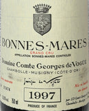 1997 ボンヌ・マール グラン・クリュ/ ヴォギュエ *軽微なラベルスレ-2