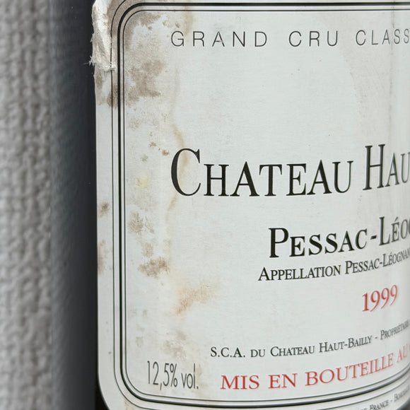 1999 シャトー・オー・バイィ / グラーヴ【軽微なラベル傷】