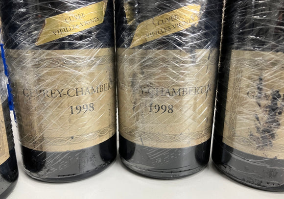 1998 ジュヴレ・シャンベルタン・キュヴェ V.V. / シャルロパン・パリゾ 【ラベルキズ】