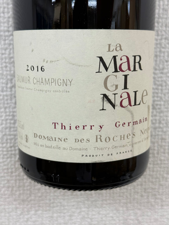 2016 ソーミュール・シャンピニー マルジナル / ドメーヌ・デ・ロッシュ・ヌーヴ