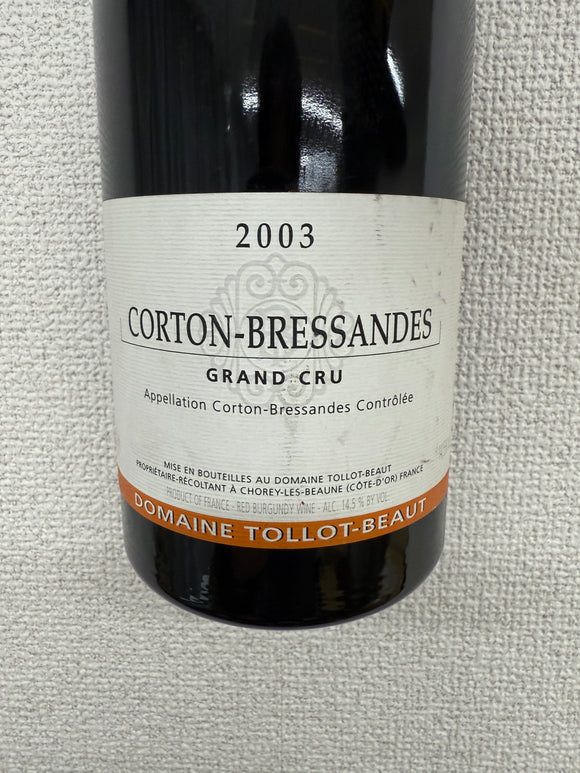 2003 コルトン・ブレッサンド  / トロ・ボー  *若干ラベル不良