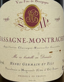 1996 シャサーニュ・モンラッシェ ルージュ / アンリ・ジェルマン-2