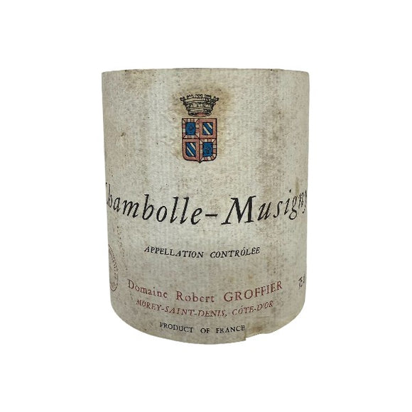 1982 シャンボール・ミュジニー  / ロベール・グロフィエ