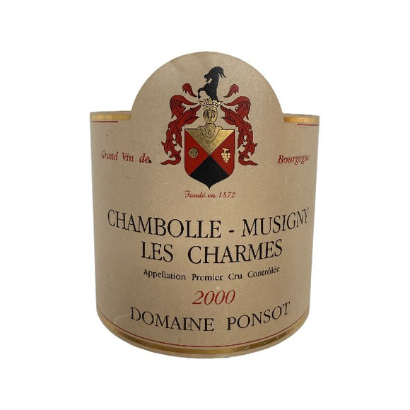 2000 シャンボール・ミュジニー 1er Cru シャルム / ポンソ ＊軽微なキズ