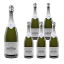 【一本あたり6,980円】NV シルヴァー ブリュット・ナチュール / アンドレ・クルエ 6本セット-1