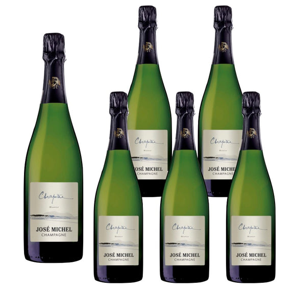 【６本セット】NV エクストラ・ブリュット シャピートル・ムニエ / ジョゼ・ミッシェル