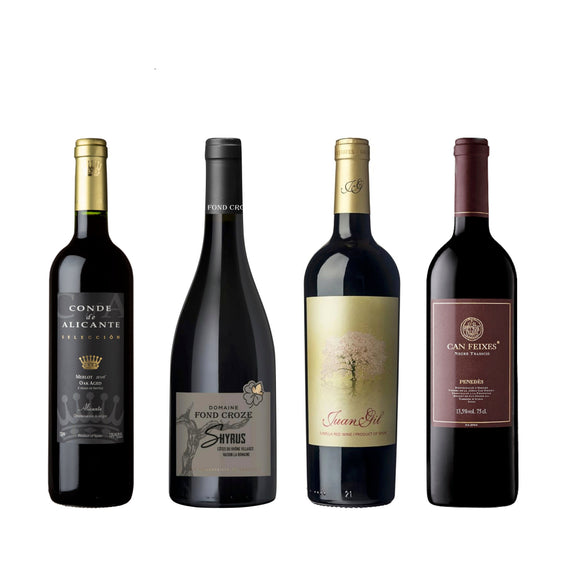 Wine Libraryが厳選！濃厚な赤ワイン４本セット