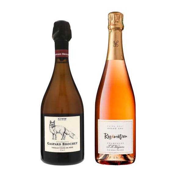 NV ルナール トーム ⅱ / ガスパール・ブロシェ & NV (2019Base) ロゼモーション・エクストラ・ブリュット / ジャン・ルイ・ヴェルニョン