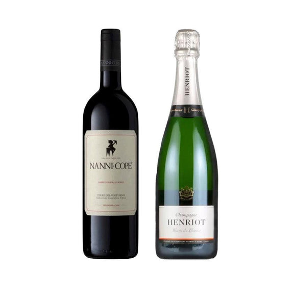 2016 テッレ デル ヴォルトゥルノ サッビエ ディ ソープラ イル ボスコ / ナンニ・コペ & NV ブラン・ド・ブラン / アンリオ