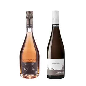 【シャンパーニュ2本セット】NV(2020Base) アンフリュアンス ロゼ / ミニエール & NV ウジェーヌ・ロゼ / ムッセ