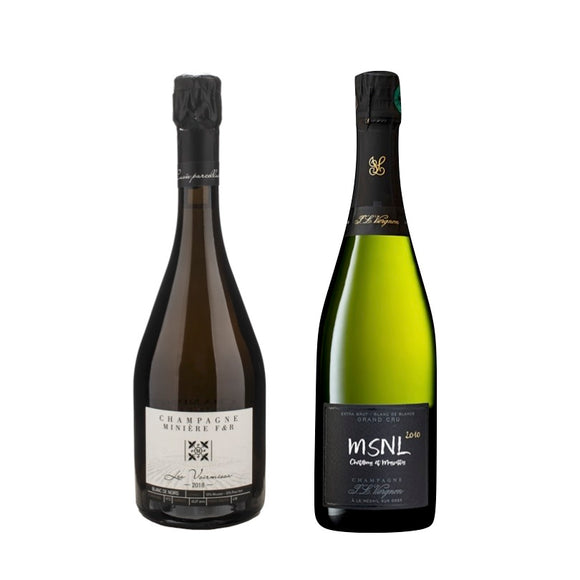 【シャンパーニュ2本セット】2018 ヴォワミサ / ミニエール & 2011 MSNL シェティヨン・エ・ミュセット / ジャン・ルイ・ヴェルニョン