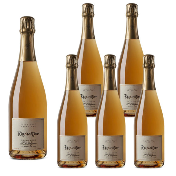 【一本当たり¥11,000】NV (2019Base) ロゼモーション・エクストラ・ブリュット / ジャン・ルイ・ヴェルニョン ６本セット