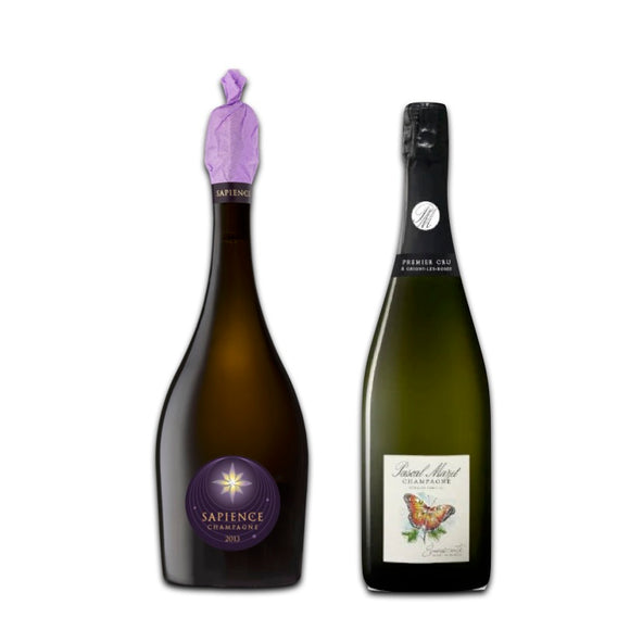 【2本セット】2013 サピエンス エノテーク / マルゲ & 2020 エクストラ・ブリュット エヴァヌサント プルミエ ・クリュ / パスカル・マゼ