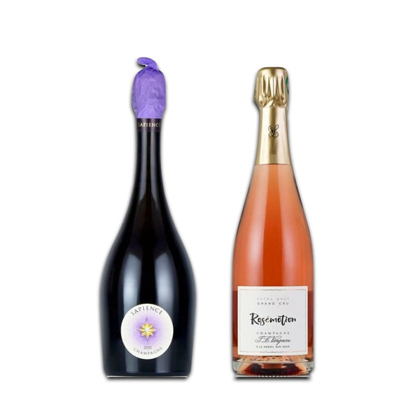 【2本セット】2017 サピエンス / マルゲ & NV (2019Base) ロゼモーション・エクストラ・ブリュット / ジャン・ルイ・ヴェルニョン